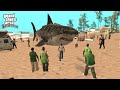 The BIGGEST Shark in GTA San Andreas History Found! (Megalodon Shark Attack)