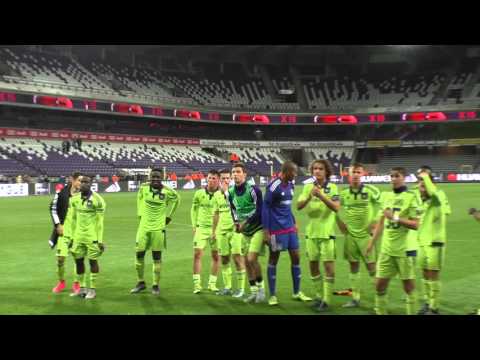 UYL RSC Anderlecht - SK Brann Atmosphere after the game