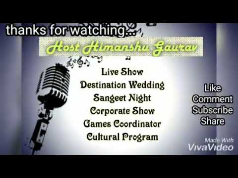Destination Wedding | Sangeet Night | Nainital | Uttarakhand | Anchor Himanshu Gaurav