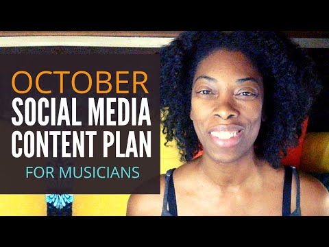 Oct 2022 Social Media Content Strategy For Musicians
