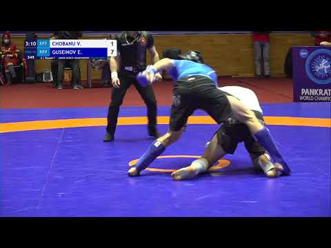 Round 1 PKM - 92 kg: V. CHOBANU (RFP) v. E. GUSEINOV (RFP)