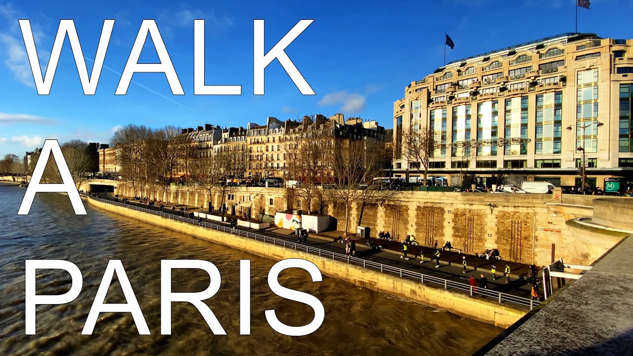 Paris ???? Around Pont Neuf ?? La Samaritaine ??? 4K