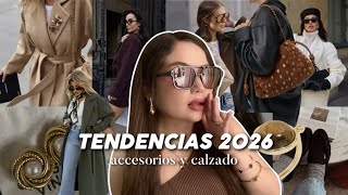 TENDENCIAS MODA 2026 ACCESORIOS Y CALZADO/ZAPATOS