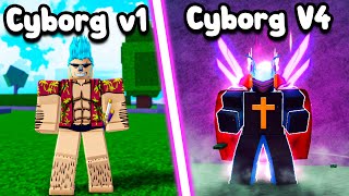 Awakening Cyborg V4 and it is UNSTOPPABLE... (Blox Fruits)