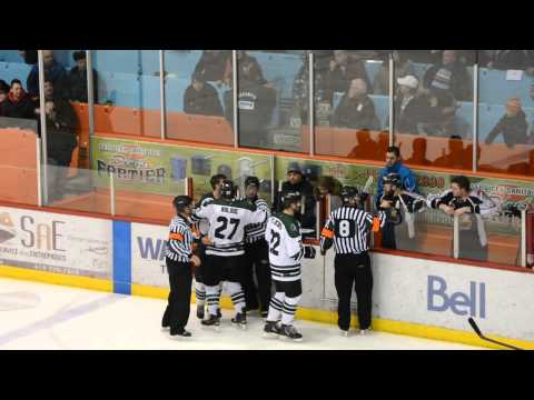 Rudesse / Roughing Alex Penner vs Kéven Veilleux, LNAH, 13-02-15