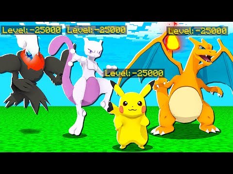 COLOQUE OS POKEMONS LENDARIOS / RAROS NO LEVEL -25.000 - MINECRAFT PIXELMON MOD