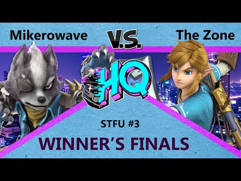 STFU #3 Winner's Finals- Mikerowave (Wolf) vs The Zone (Link) SSBU Ultimate Tournament