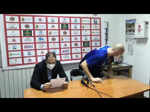 Press konferencija KK Pirot  OKK Novi Pazar (77:70) 12.kolo KLS 2020/21