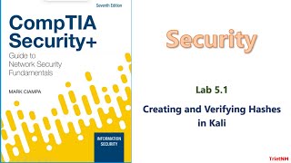 Lab 5.1 - Creating and Verifying Hashes in Kali
