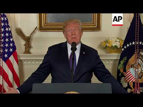 Trump announces US has launched "precision strikes" on Syria