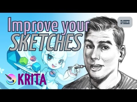 Sketch Better in Krita: Pro Tips + FREE Brushes!
