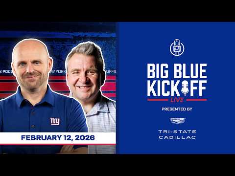 February 12, 2026 | Big Blue Kickoff Live | New York Giants