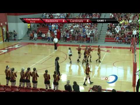 2016-11-02 Fort Loramie vs New Bremen Volleyball Regional