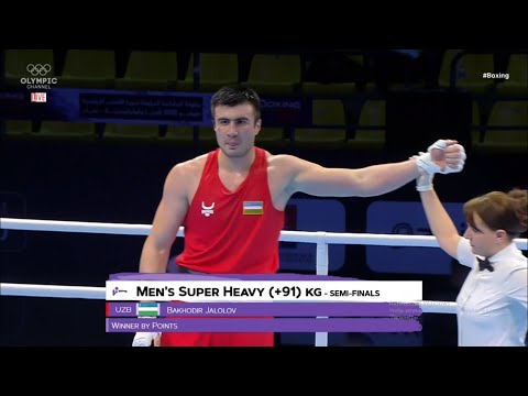 BAKHODIR JALOLOV(UZB) - SATISH KUMAR(IND) 91+KG ASIAN OCEANIAN QUALIFICATION TOKYO2020