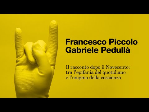 FRANCESCO PICCOLO e GABRIELE PEDULLA' - Il racconto dopo il Novecento