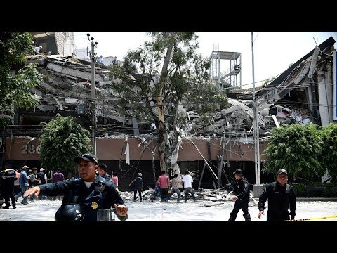 Click to Watch the Hundreds dead, missing as Mexico City recovers from massive quake that hit just two hours after nationwide earthquake drill video