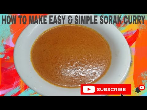 HOW TO MAKE EASY AND SIMPLE GOAN SORAK CURRY RECIPE
