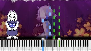 Undertale // Fallen Down (Reprise) | LyricWulf Piano Tutorial on Synthesia TuTORIEL // OST 85