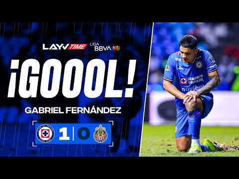 Goal by Gabriel "Toro" Fernández! | Header from the Uruguayan! | Cruz Azul 1 - 0 Chivas | Layvtime