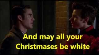 glee white christmas lyrics full