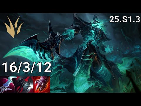 Hecarim Jungle vs Udyr  - EUW diamond | Patch 25.S1.3