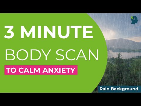 BODY SCAN | 3 Minute Body Scan For Anxiety | Body Scan Meditation