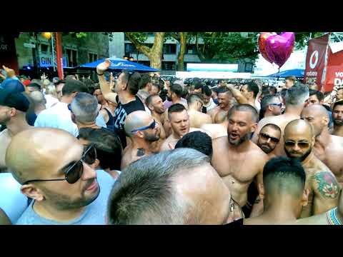 CSD Köln: DJ Chris Bekker at Vodafone Dance Stage, The World of Sexy, Cologne, July 7, 2018