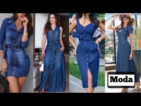 MODA 2022 💋OUTFITS CASUALES PARA MUJER LOOKS CON MEZCLILLA TENDENCIAS 2022