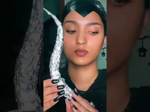Aluminum foil + Black tape = Maleficent (DIY)#maleficent #fyp #foryou #muskanguragain