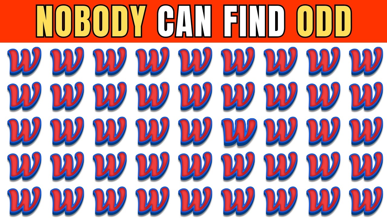 🔴[ Easy to Impossible Level ] How Fast Are Your Eyes? Find The Odd One Out | Oddity Spotting