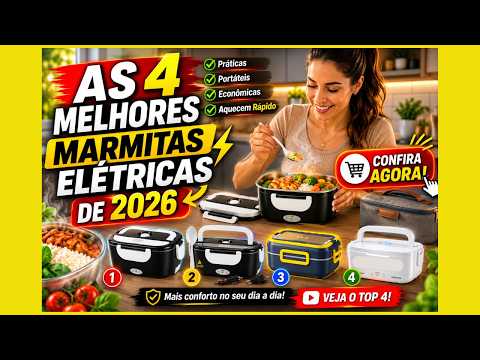 🔥 As 4 Melhores Marmitas Elétricas de 2026! Vale a Pena?