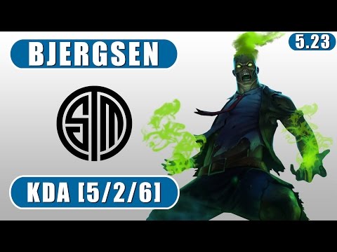 TSM Bjergsen | Brand vs Viktor | Mid | December 1st, 2015 | Preseason 6 | Patch 5.23
