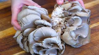 3 Minute Recipe - Oyster Mushroom Side Dish (Tastes Better Than Meat)