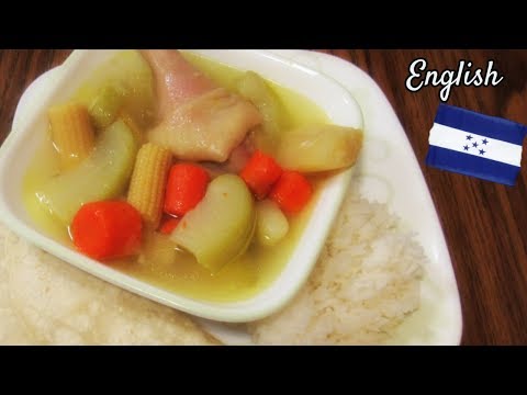 Hen Soup, Honduras Style, my husband cooking for me I Lorentix