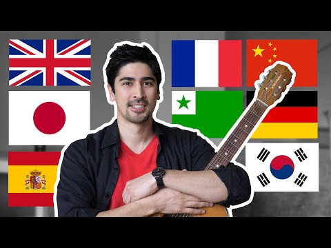 Polyglot Singing in 12 Languages Compilation