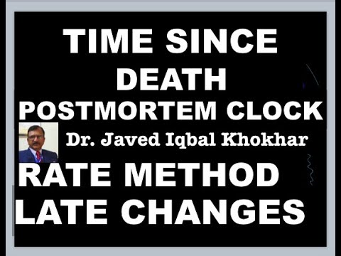 3. TIME SINCE DEATH RATE METHOD-LATE CHANGES-PUTREFACTION-MUMMIFICATION-ADIPOCERE #postmortemclock