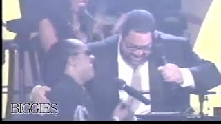 Stevie Wonder and Tito Nieves 1998 Alma Awards
