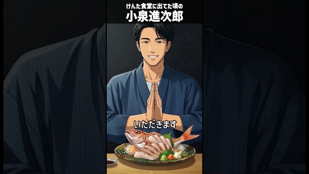 けんた食堂に出てた頃の小泉進次郎 #shorts #アニメ #小泉進次郎