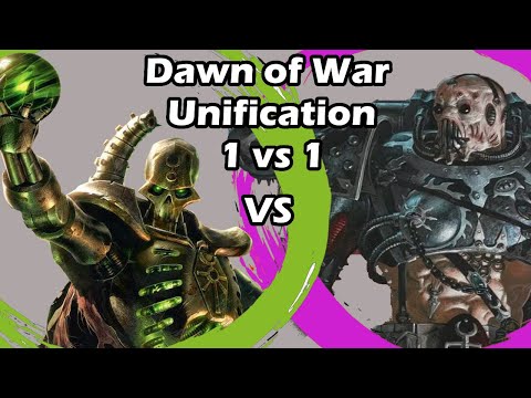 Dawn of War Unification: 1 vs 1 Emperor's Children (Vrax) vs Necrons (Omn)