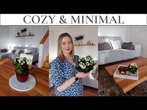 Minimalist living room decor ideas | simple & cozy | COZY HOME