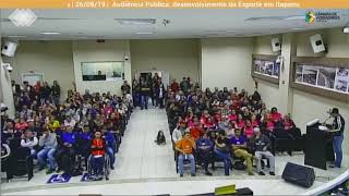 Audiência Publica Incentivo ao Esporte