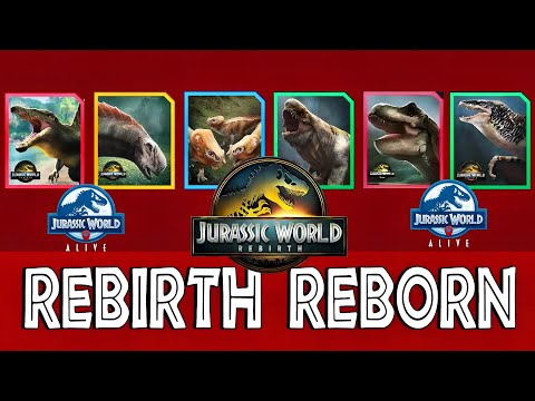 All JURASSIC WORLD REBIRTH Dino Team up || Jurassic world alive || V3.16