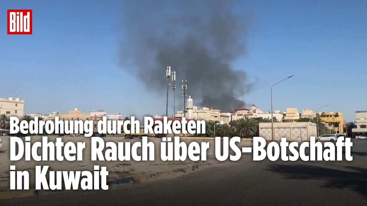 LAGE IN KUWAIT SPITZT SICH ZU: Rauchsäulen über US-Botschaft