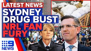 $675m drug haul found in Sydney, Uncertainty remains around 2022 NRL grand final | 9 News Australia
