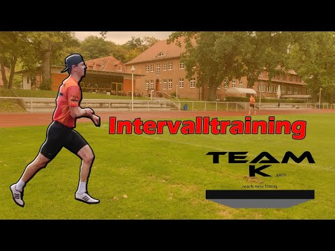 Intervalltraining Laufen (5x1000m)