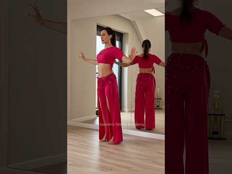 Jasirah- Turkish Shimmy from tutorial no. 135 on Patreon 🩷 #orientaldance #bellydance #bellydancer