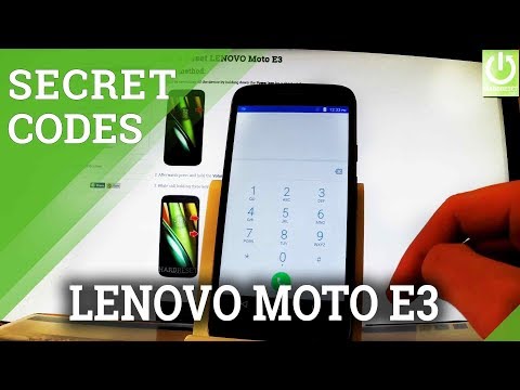 Secret Codes in LENOVO Moto E3 - Hidden Menu in LENOVO