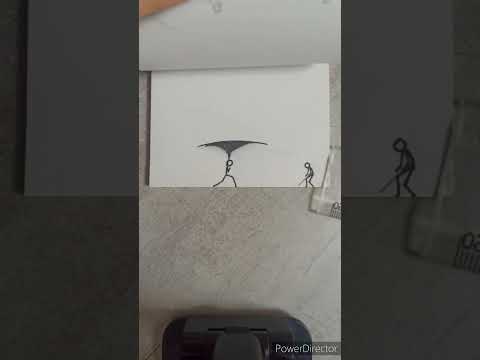 Stickman fight flipbook animation stopmotion #shorts