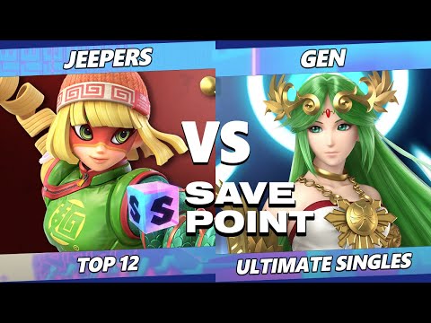 Save Point 2 Top 12 - Jeepers (Min Min) Vs. Gen (Palutena) SSBU Ultimate Tournament