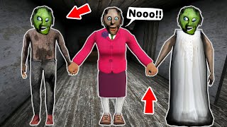 Granny vs Zombie-Granny vs Grandpa - funny horror animation (60 min. fun)